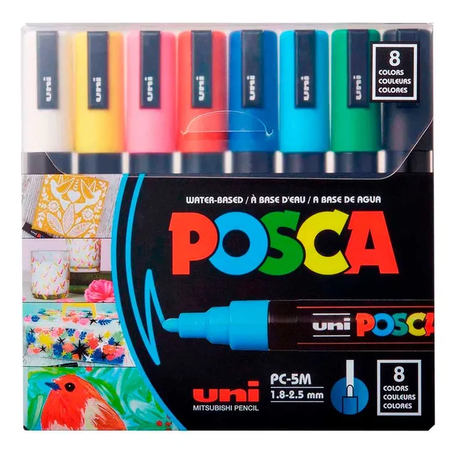 Posca 5M Marcadores Acrílico Multicolor