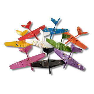 5 Avião Planador De Voo Livre Cores Sortida Muito Resistente 5 Avião Planador De Voo Livre Cores Sortida Muito Resistente