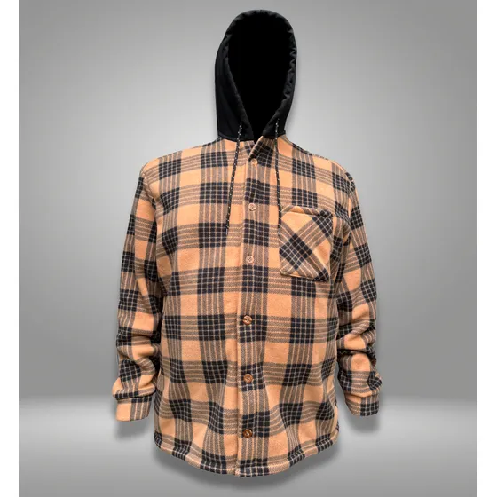 Campera Talle Grande Polar Con Piel Capucha Vron.tienda