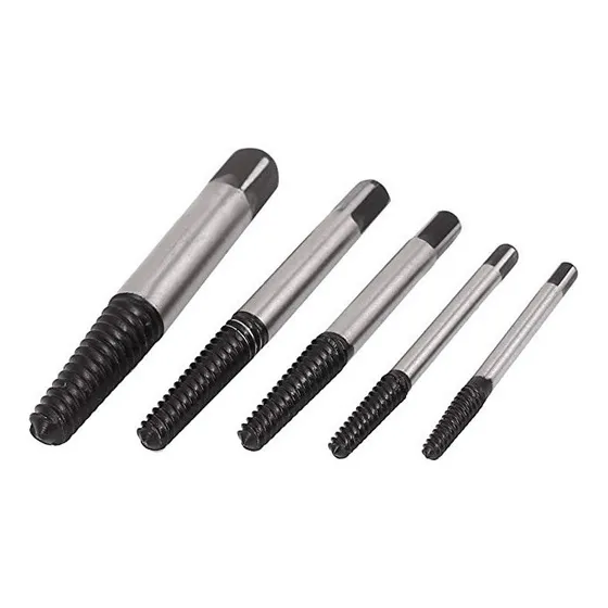 Juego De Extractores De Tornillos 5 Pzas De 1/8 A 3/4 Nuevos