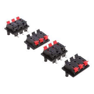 4 Pcs De Conectores Terminales 6 Way Equipamiento De Bocina 4 Pcs De Conectores Terminales 6 Way Equipamiento De Bocina