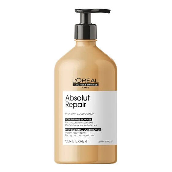 Acondicionador L'Oréal Professionnel Serie Expert Absolut Repair Gold en dosificador de 750mL por 1 unidad