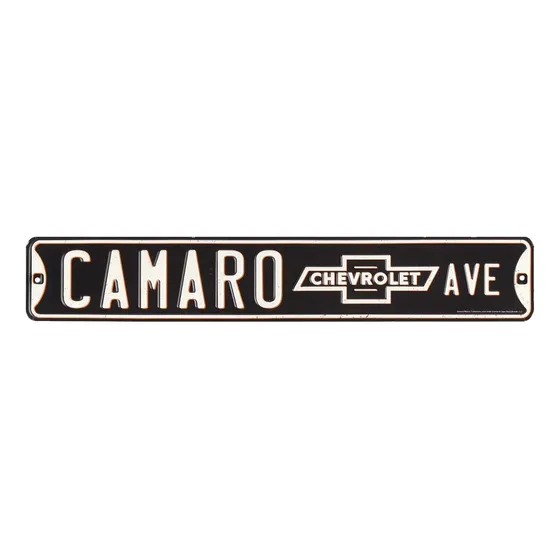 Letrero Calle Metal Relieve Vintage Chevrolet Para Garaje
