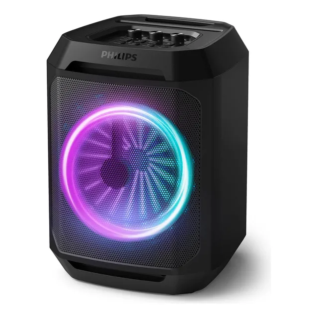 Philips Tax2208 Bluetooth Speaker for Fiestas 30 W, Graves Dynamic Refuerzo, Micrófono for Karaoke, Stereo Sound