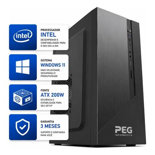 Cpu Dell Optiplex 3060 I5 8ª Geração 8gb Ssd 240gb Windows10