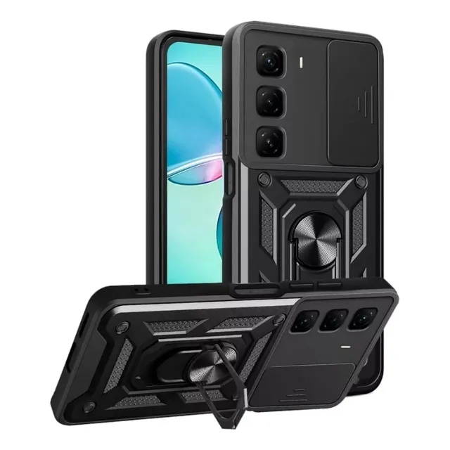 Estuche Protector Armor Junshi Para Infinix Hot 50 Pro+ Negro Junshi