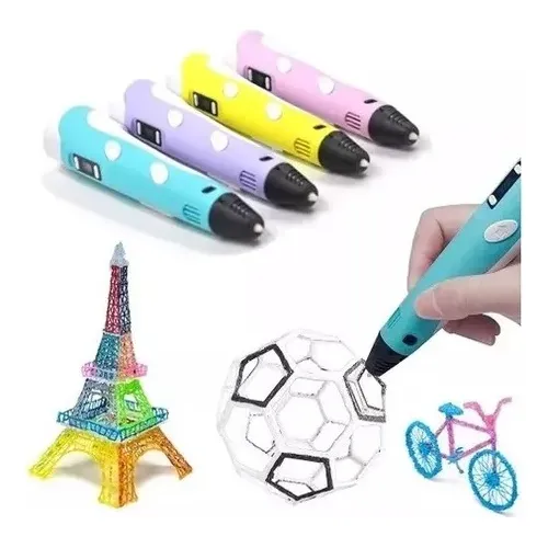 Lápiz 3D 3dpen-2 DRAW YOUR DREAM 220V color turquesa
