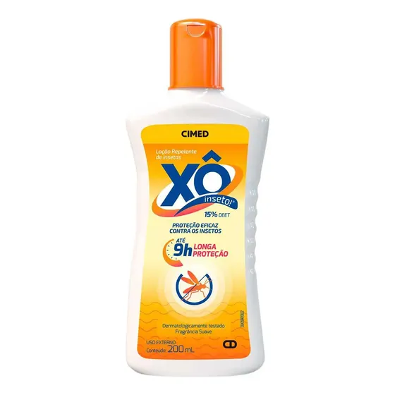 Loção repelente Xô Inseto 9hs 200mL Cimed