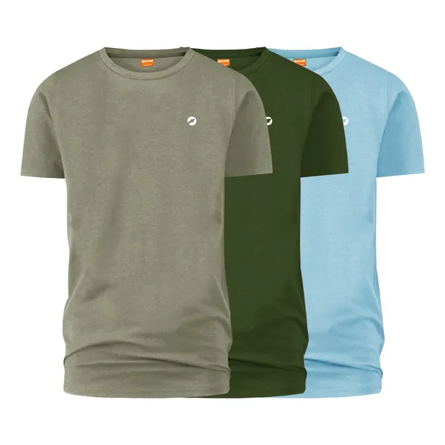 Pack X3 Remeras Básicas Algodón Oneway