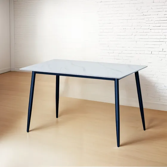 Mesa Comedor Pizarra Sintetizada Patas Metalicas Refmontiel