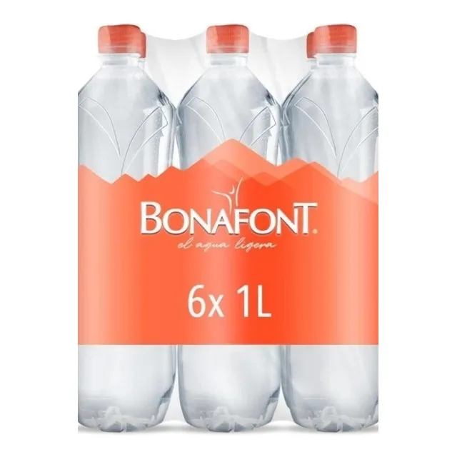 Agua Bonafont Natural Pack 6 Botellas 1 L (4 Paq)