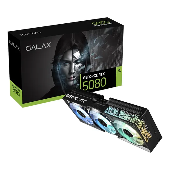Mercado Livre Placa De Vídeo Galax Nvidia Rtx 5080 16gb Gddr7 256 Bits image
