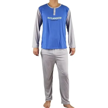 Pijama Hombre. Manga Larga. Delagado. Primavera. 208