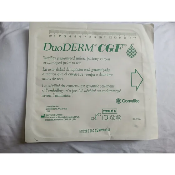 Aposito Duoderm Cgf 20 Centimetros X 20 Centimetro Convatec