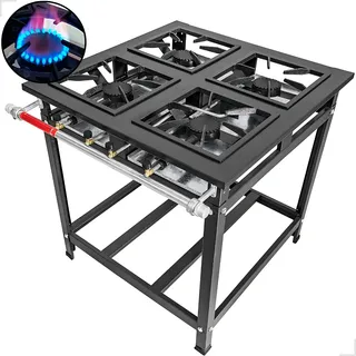 FogĂŁo Industrial Alta PressĂŁo 30x30 De Piso 4 Bocas Chama Potente Profissional Marca Cozinha Gourmet A GĂĄs BotijĂŁo Original + AcessĂłrios FogĂŁo Industrial Alta PressĂŁo 30x30 De Piso 4 Bocas Chama Potente Profissional Marca Cozinha Gourmet A GĂĄs BotijĂŁo Original + AcessĂłrios