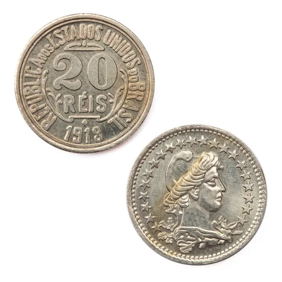 Moeda 20 Réis 1918 - Cópia