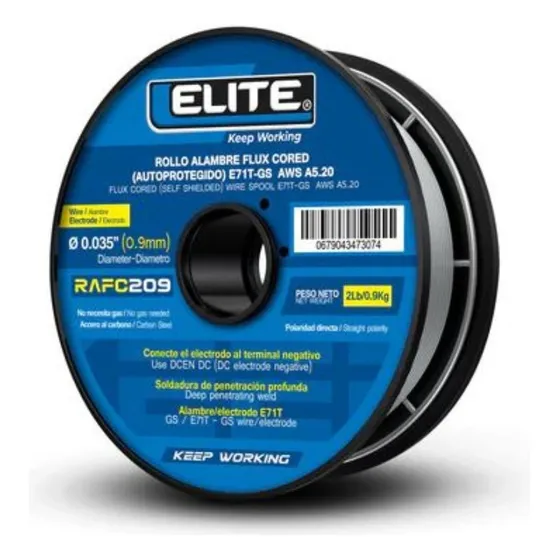 Rollo Soldadura Mig Autoprotegida Flux Cored 0.035 E71tgs