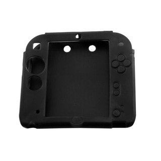 Funda Silicon Compatible Con Nintendo 2ds Negra Funda Silicon Compatible Con Nintendo 2ds Negra