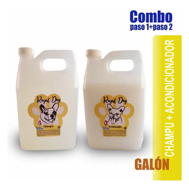 Combo Champú Y Acondicionador Mascotas Perro Gato Royal Dog