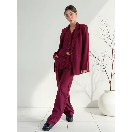 Traje Conjunto Sastrero Pantalón + Blazer Forrado