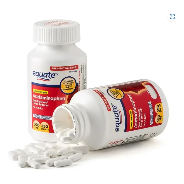 Equate Acetaminofen 500mg 250 Tabletas