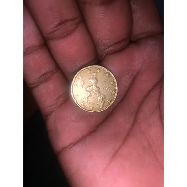 Moneda 20 Centavos De Euro Año 2002 (italia)