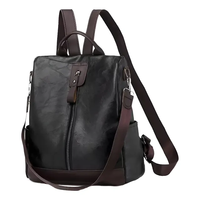Mochila Eco Cuero Urbana Confort Seguridad Elegancia