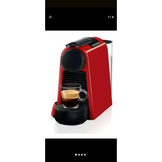 Cafetera Nespresso Essenza Mini Ruby Red