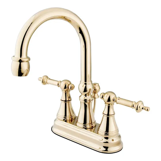 Grifo Central Para Cuarto Baño 4.0 in Centro Laton Pulido