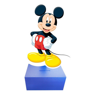 Alcancías Madera Infantil Fiesta Mickey Mousse Mdf Alcancías Madera Infantil Fiesta Mickey Mousse Mdf