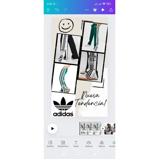 Mono adidas Dama