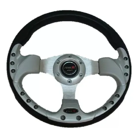 Volante Deportivo Negro/plata / Rojo / Azul Universal