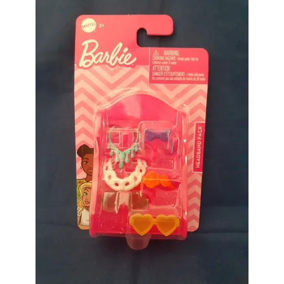 Barbie Accesorios Collares,lentes, Cintillo/juguete/cotillon