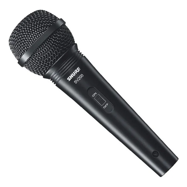 Microfono Shure Sv200 Con Cable Color Negro