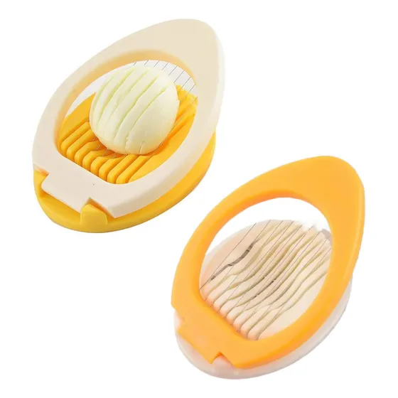 Cortador Huevo Rebanador Acero Inox Plastico Frutas