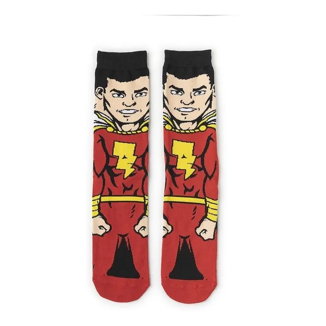 Calcetines Calcetas Shazam, Algodón, Talla Adulto