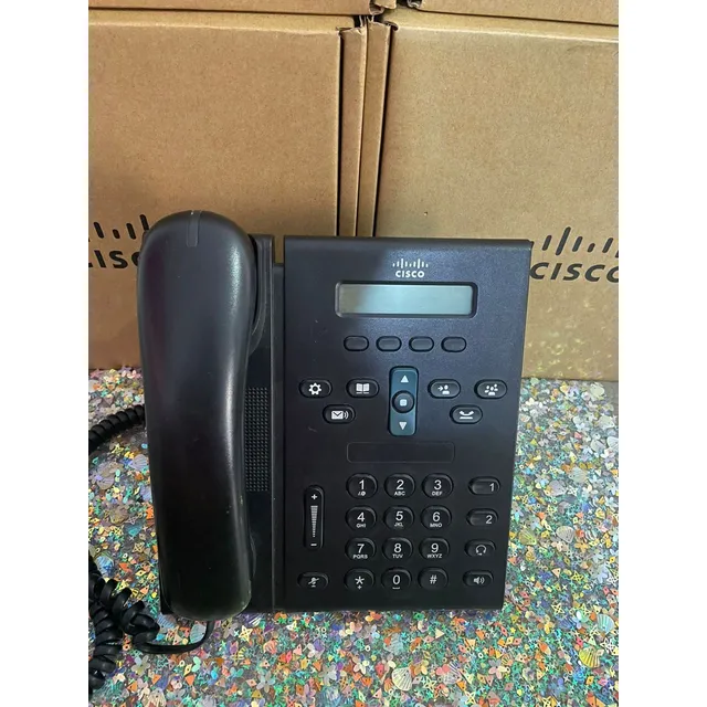 Kit 20 Teléfono Ip Cisco Cp-6921 C-k9 Negro (usados)