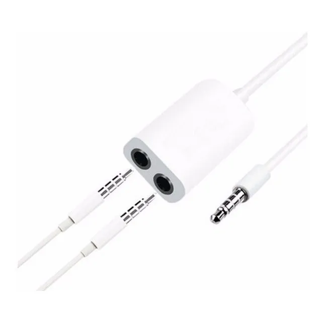 Divisor Splitter De Plug 3.5mm A Dos Puertos Para Audífonos