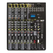 Mixer Analogo De 12 Canales Skp Vz-12.4 Negro