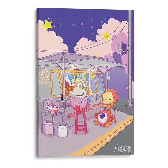 Canvas Lab Cuadro Kirby Norteño 110x165, Lalonncheraa
