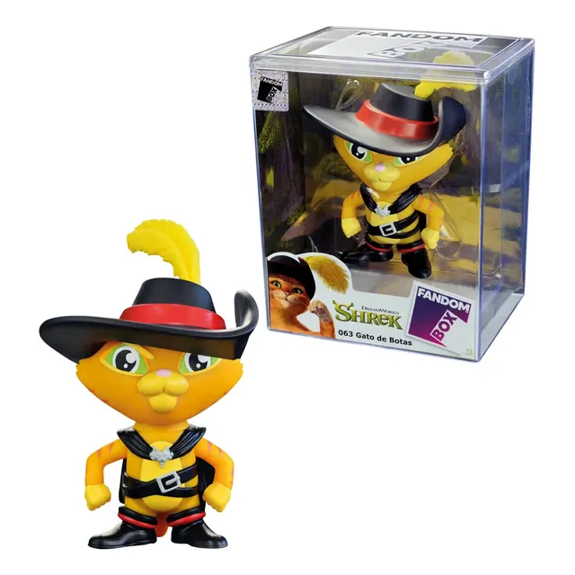 Gato De Botas Boneco Colecionável Shrek Dreamworks Original