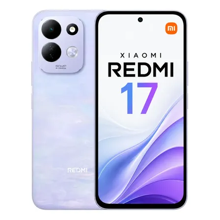 Celular Xiaomi Redmi 17 256gb 6gb Ram 7500mah 50mp 4g Global Lilás