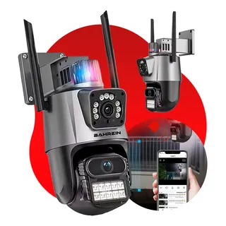 Camera Ip Bahrein Dome Dupla 4k Externa Prova DĂĄgua Wifi App Icsee Cor Preta Camera Ip Bahrein Dome Dupla 4k Externa Prova DĂĄgua Wifi App Icsee Cor Preta