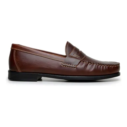 Mocassim Masculino Em Couro Legítimo Exportação Loafer