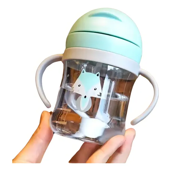 Vaso Aprendizaje Infantil Antiderrame Con Asas 250ml Zorro Una Ganga 240321