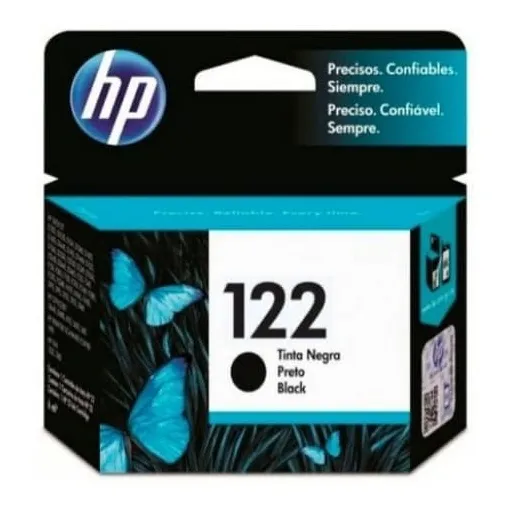 Cartucho Hp Deskjet 122 Negro Original 2 Ml Recargable 1u