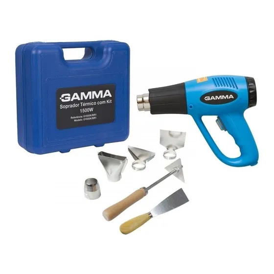 Soprador Termico  110v  C/ Kit Acessorios Gamma G1935k/br1