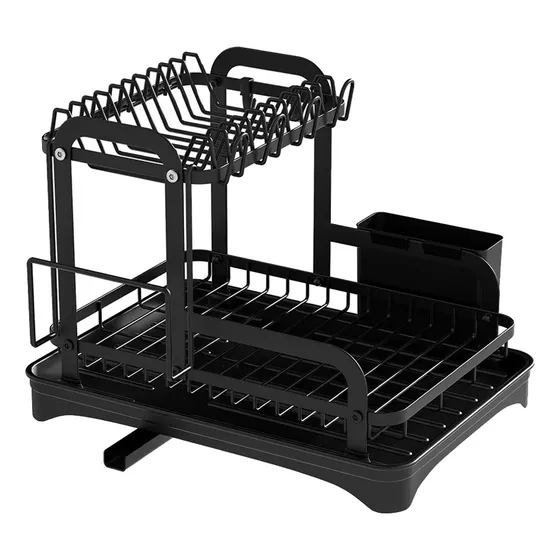 Escurridor Modular De Acero Inoxidable Para Platos, Cubierto