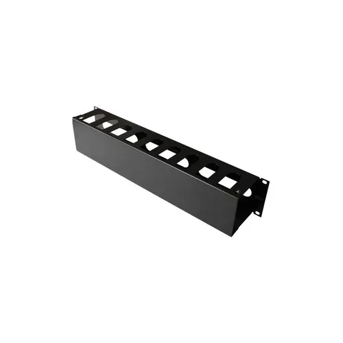 Organizador Horizontal De 2 Unidades Metalnet Rackeable.