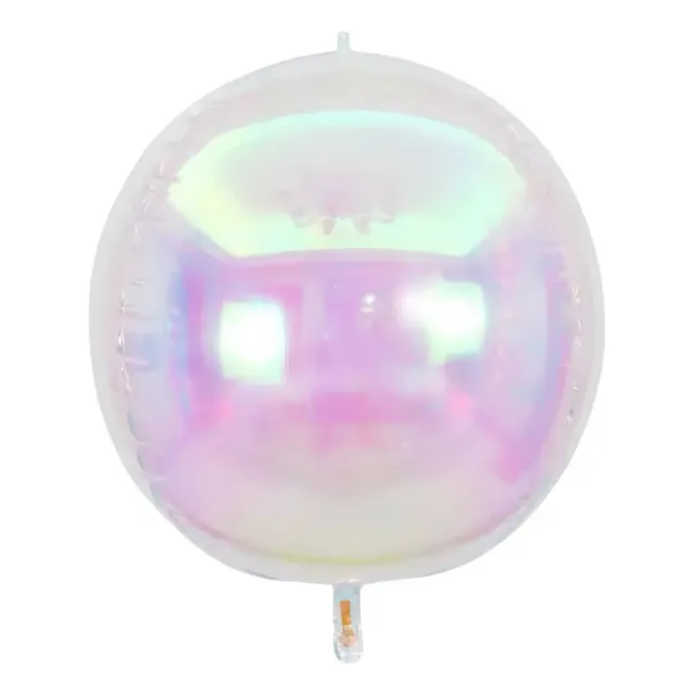 Globo Orbz Iridiscente Tornasol 4d 60 Pul Decoracion Evento